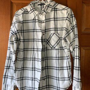 Black and White flannel shirt